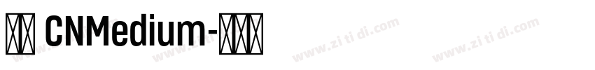 荣耀 CNMedium字体转换